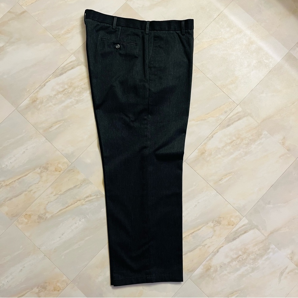 Dockers Khaki Pants Mens 40x29 Charcoal  Gray Classic Fit Cotton Blend